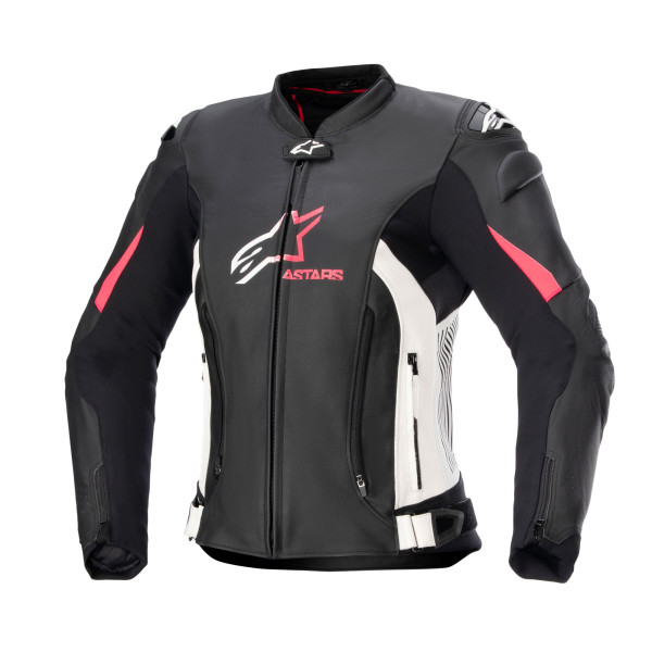 Alpinestars Alpinestars stella gp plus v4 leather jkt black/w/diva pink